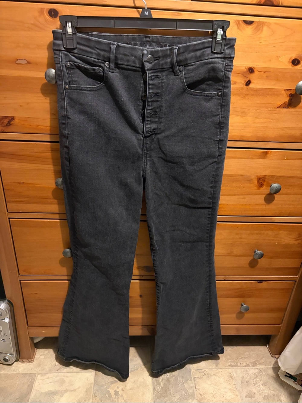 American Eagle Outfitters curvy highest rise flared